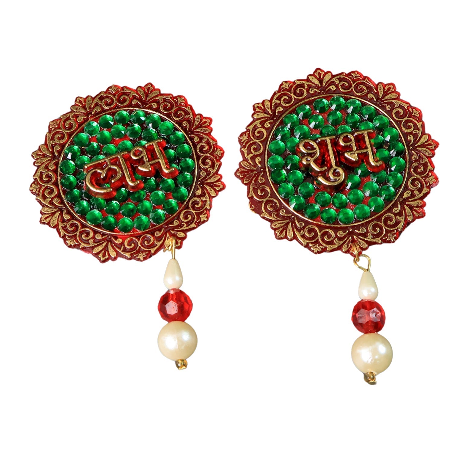 Classic Shubh Labh Beaded Toran Wall Hanging Classic Shubh Labh Beaded Toran Wall Hanging
